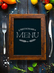 cafe menu restaurant brochure. food design template