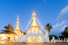 Wat Phra That Doi Kong Mu Temple On A Mountain Top