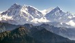 Annapurna Himal from Jaljala pass - Nepalese Himalayas