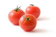 Three Tomatoes on White