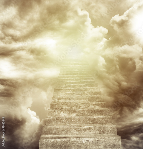 Naklejka na drzwi Stairway to heaven