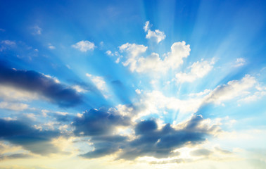 Wall Mural - wonderful sky, background