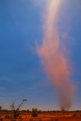 Canvas Print - Whirlwind in Australian outback