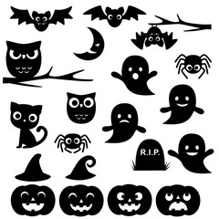 Halloween silhouettes