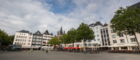 Canvas Print - heumarkt cologne germany