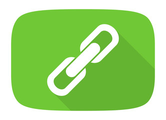 Leinwandbilder - link flat design modern icon