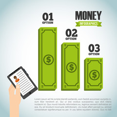 Sticker - money infographic 