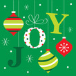 © vanillasky30 - christmas joy with baubles design suitable for your personal greeting card or christmas invitation