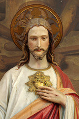 Wall Mural - christ portrait religion sculpture