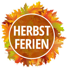 Canvas Print - Herbstferien