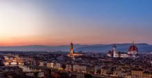 Sunset In Florence, Italy