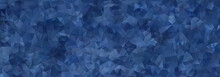 Abstract  Mosaic Background Of Blue Gradient Triangles