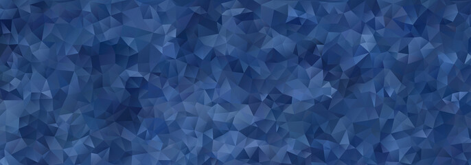 abstract  mosaic background of blue gradient triangles