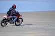 Motorrad am Strand