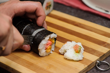 sushi .