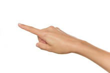 Human Hand Point With Finger 