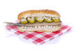 Sandwich with herring ('haring'), onions and pickles