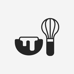 Sticker - kitchenware beater icon