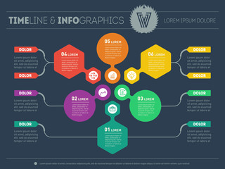 Naklejka na meble Web Template of a pyramidal chart, diagram or presentation. Busi