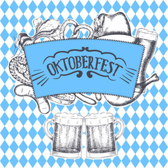 Wall Mural - Oktoberfest vector illustration