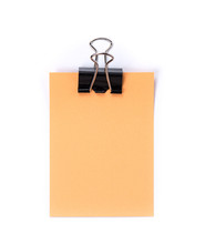 Orange Blank Paper