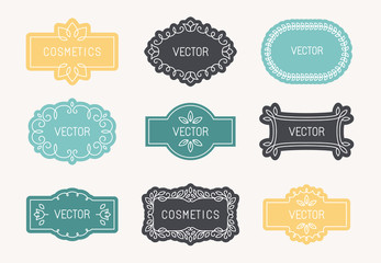 Aufkleber - Cosmetics and beauty products
