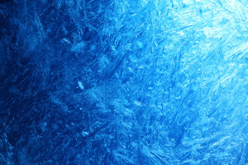 frost on glass