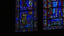 4 Chaplains Stained Glass Window Detail