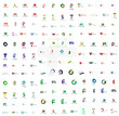 © antishock - Mega set of letter logos
