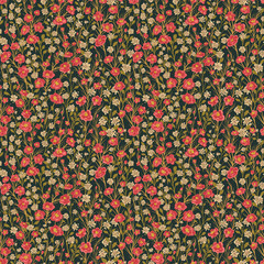 Canvas Print - Floral seamless pattern