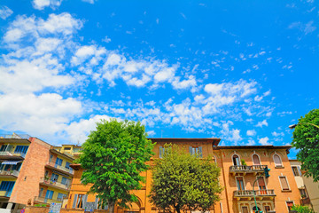 Wall Mural - beautiful buildings in Siena