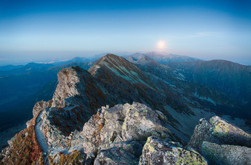 Wall Mural - Night mountain - Slovakia Tatras