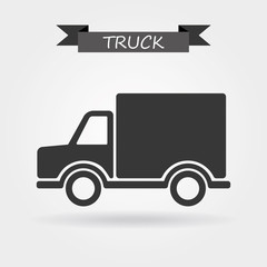 Wall Mural - Truck icon