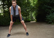 © Flamingo Images - Fit Man Resting After Running at the Park