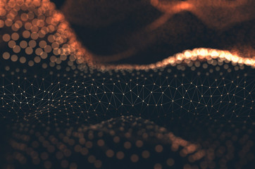 Wall Mural - abstract background science technology