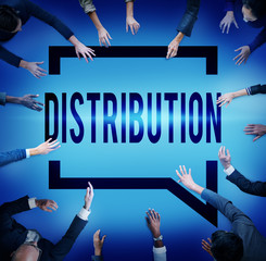 Wall Mural - Distribution Sale Marketing Distributor Strategy Concept