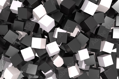 black and white cubes © erllre
