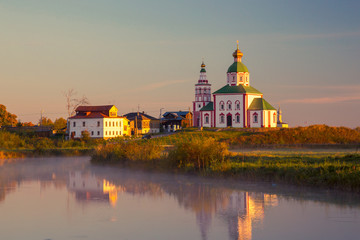 Wall Mural - Orthodox church in city of Suzdal Russia