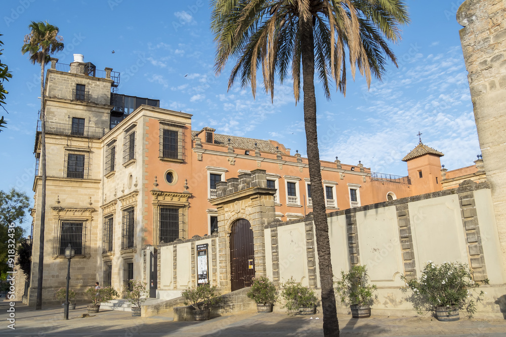 Exterior View of the Jerez de la Frontera Alcazar