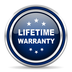 Poster - lifetime warranty icon