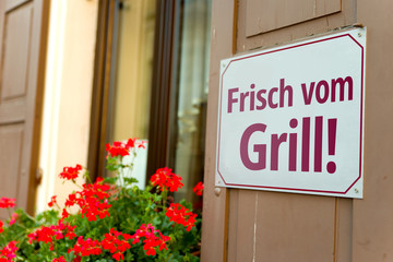 Sticker - Frisch vom Grill