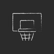 © Visual Generation - Basketball hoop icon drawn in chalk.
