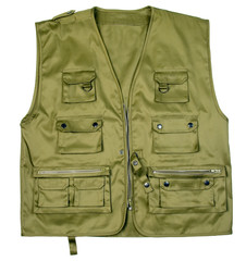 Green hunter vest