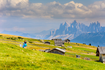 Wandern auf der Alm