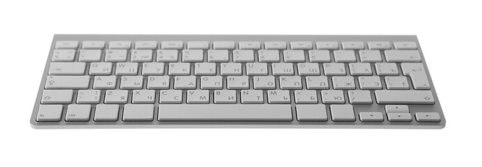 Wall Mural - Computer keyboard, isolated on white