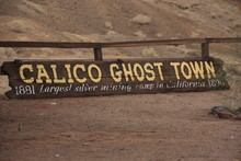 Pancarte Calico Ghost Town