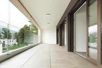 balcony of a new apartment