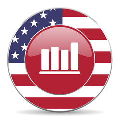 Fototapete - bar chart icon