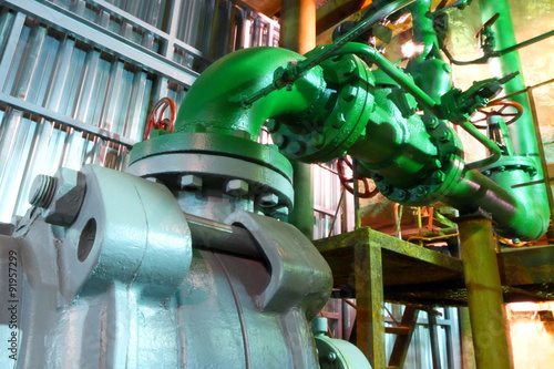 Fotografia, Obraz Factory equipment.Industrial business. Electric motor.