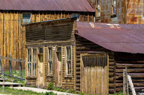 Photographie Nineteenth-century St. Elmo mining town in the Colorado Rockies